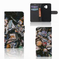 Samsung Galaxy J2 Pro 2018 Telefoonhoesje met foto Badges - thumbnail