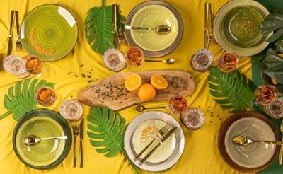 Studio Tavola Serviesset Deep Forest - 18-delig / 6 personen - 6 dinerborden, 6 diepe borden en 6 ontbijtborden