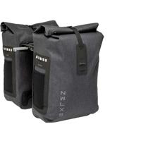 New looxs varo dubbele fietstas - waterdicht - grijs - thumbnail