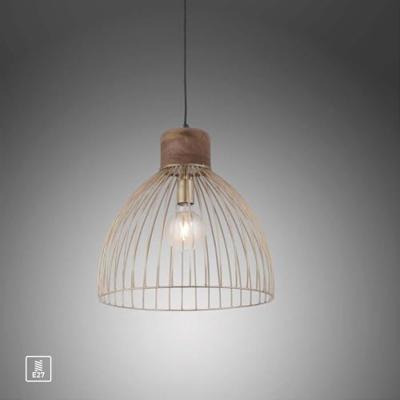 Just Light HanglampAlami bruin messing - 11489-60