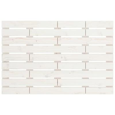 Hoofdbord wandmontage 96x3x63 cm massief grenenhout wit Hoofdbord wandmontage 96x3x63 cm massief grenenhout wit