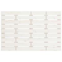 Hoofdbord wandmontage 96x3x63 cm massief grenenhout wit - thumbnail