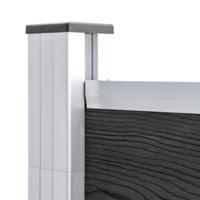 Schutting 180x105 cm HKC grijs - thumbnail