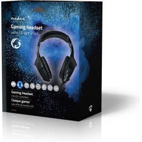 Nedis Gaming Headset | Over-Ear | Stereo | USB Type-A / 2x 3.5 mm | Inklapbare Microfoon | 2.20 m | LED - GHST250BK