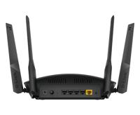 D-Link DIR-X1860 EXO AX1800 Wi-Fi 6-router met Gigabit Ethernet-poorten, MU-MIMO, bandsteering, 1024 QAM, OFDMA, firewall, ouderlijk toezicht en Speedtest. Werkt met Alexa/Gooogle Assistant. - thumbnail