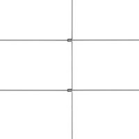 Hek 50x1,6 m gegalvaniseerd staal zilverkleurig - thumbnail