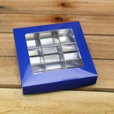 Bonbon doosjes - Chocolade doosje - Kobalt blauw 145 basic - 24 stuks