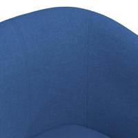 Kuipstoel stof blauw - thumbnail