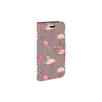 Samsung Galaxy Xcover 3 | Xcover 3 VE | Telefoonhoesje | Met pasjeshouder | Flamingo - thumbnail