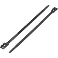 TRU COMPONENTS 1592754 TC-DK-510BK203 Kabelbinder 510 mm 9 mm Zwart Met dubbele kop 1 stuk(s) - thumbnail