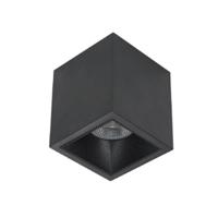 Spot BWS Daniel Aluminium 745Lm 9,2W Zwart Met Zwarte Anti-Glare Ring - thumbnail