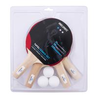 Engelhart Tafeltennisset 4x 1-ster bat + 3 ballen - thumbnail