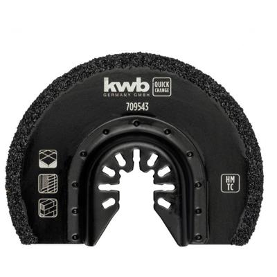 Hm zaagblad halfrond 85 mm KWB - Kwb