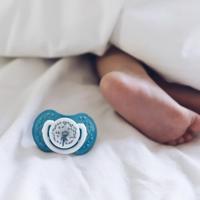 Difrax LOVI Dynamic Pacifier 18+ Months Botanic Blue Green - Fopspeen - thumbnail