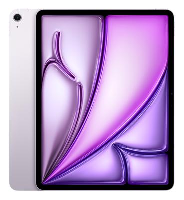 Apple iPad Air 13-inch met M3 chip: Liquid Retina-display, 128 GB, 12 MP camera aan de voor- en achterkant, wifi 6E, gemaakt voor Apple Intelligence, Touch ID, batterij voor een hele dag – Paars