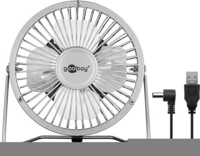 Bureauventilator - Ø13 centimeter - 16 centimer hoog - Mini USB ventilator - Kantelbaar - Met aan/uit schakelaar - Grijs