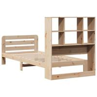 Bedframe zonder matras massief grenenhout 90x190 cm - thumbnail