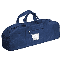 Yogamattas Navy met Witte lotus - thumbnail