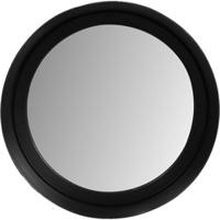 HSM Collection Wandspiegel Fletcher Zwart Metaal ø20cm - thumbnail