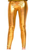 Gouden legging metallic - thumbnail