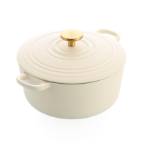 Bourgogne braadpan 24cm/4.2L Cream White - thumbnail