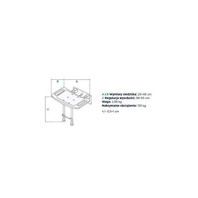 Inklapbare muurstoel JMC-C 5105
