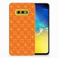 Samsung Galaxy S10e | TPU bumper | Batik Oranje - thumbnail