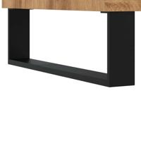 Dressoir 104x35x70 cm bewerkt hout artisanaal eikenkleurig - thumbnail