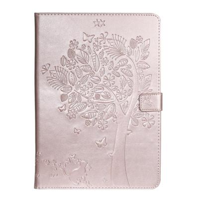 Voor iPad 10 2/Pro 10 5/Air 2019 gedrukt afdrukken kat en boom patroon horizontale Flip lederen draagtas met houder & kaartsleuven & portemonnee (Rose Voor iPad 10 2/Pro 10 5/Air 2019 gedrukt afdrukken kat en boom patroon horizontale Flip lederen draagtas met houder & kaartsleuven & portemonnee (Rose