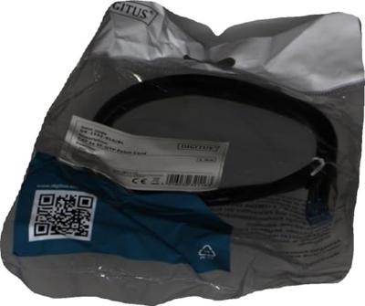 Digitus DK-1532-010/BL RJ45 Netwerkkabel, patchkabel CAT 5e SF/UTP 1.00 m Zwart Verdraaide paren 1 stuk(s) Digitus DK-1532-010/BL RJ45 Netwerkkabel, patchkabel CAT 5e SF/UTP 1.00 m Zwart Verdraaide paren 1 stuk(s)