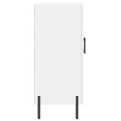 Dressoir 90x34x80 cm bewerkt hout wit