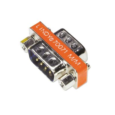LINDY Adapter Serieel [1x RS232-stekker - 1x RS232-stekker] Meerdere kleuren