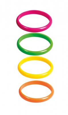 Set van 4 Neon armbanden