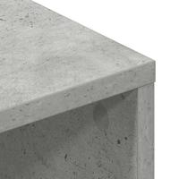 Tv-meubel 100x40x40 cm bewerkt hout betongrijs - thumbnail