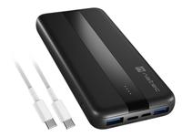 NATEC TREVI SLIM Q V2 Lithium-Polymeer (LiPo) 10000 mAh Zwart - thumbnail