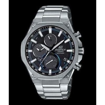 Horloge - CASIO - EQB-1100D-1AER - 51,1 mm - Roestvrij staal - Bluetooth Smart - Solar