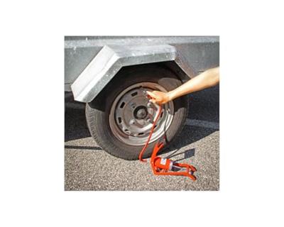 Voetpomp Precision Steel Oranje