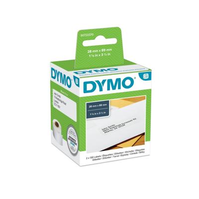 Huismerk DYMO 99010 / S0722370 Labels (89x28mm)