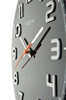 NeXtime NE-8817ZW Wandklok Dia. 30 X 3.5 Cm, Glas, Zwart, &apos;Classy Round&apos; - thumbnail