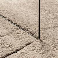 Vloerkleed HUARTE laagpolig zacht wasbaar 100 cm zandkleurig - thumbnail