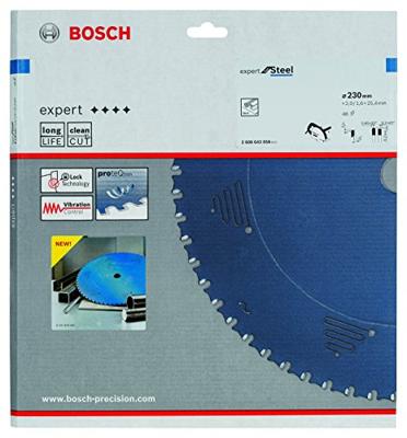 Bosch Accessories Expert for Steel 2608643058 Cirkelzaagblad 230 x 25.4 x 1.8 mm Aantal tanden: 48 1 stuk(s) Bosch Accessories Expert for Steel 2608643058 Cirkelzaagblad 230 x 25.4 x 1.8 mm Aantal tanden: 48 1 stuk(s)