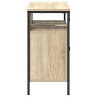 Badkamerkast Bruin 80 x 30 x 60 cm Bewerkt hout - thumbnail