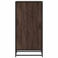 Schoenenrek 48x38x97,5 cm bewerkt hout bruin eikenkleurig - thumbnail