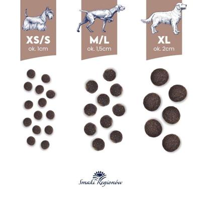 BALTICA Smaki regionów Small breeds Venison with forest fruits - droog hondenvoer - 1kg