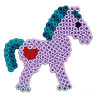 Hama midi strijkkralenset group pack roze, 3000st. - thumbnail