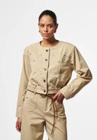 Aaiko Fallon Twill Co 556 Jackets 140105 Chalk - thumbnail