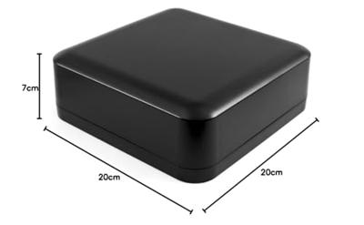 Hammond Electronics 1557HA2BK Universele behuizing 200 x 200 x 70 Polycarbonaat Zwart 1 stuk(s)