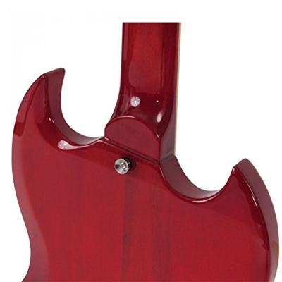 Vintage LVS6 Reissued Left Handed Cherry Red linkshandige elektrische gitaar