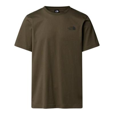 The North Face S/S Redbox Edge Of Light Infill T-shirt Heren New Taupe Green/TNF Black S