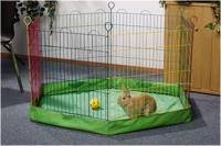 Bodemhoes voor konijnenren 6 panelen - thumbnail